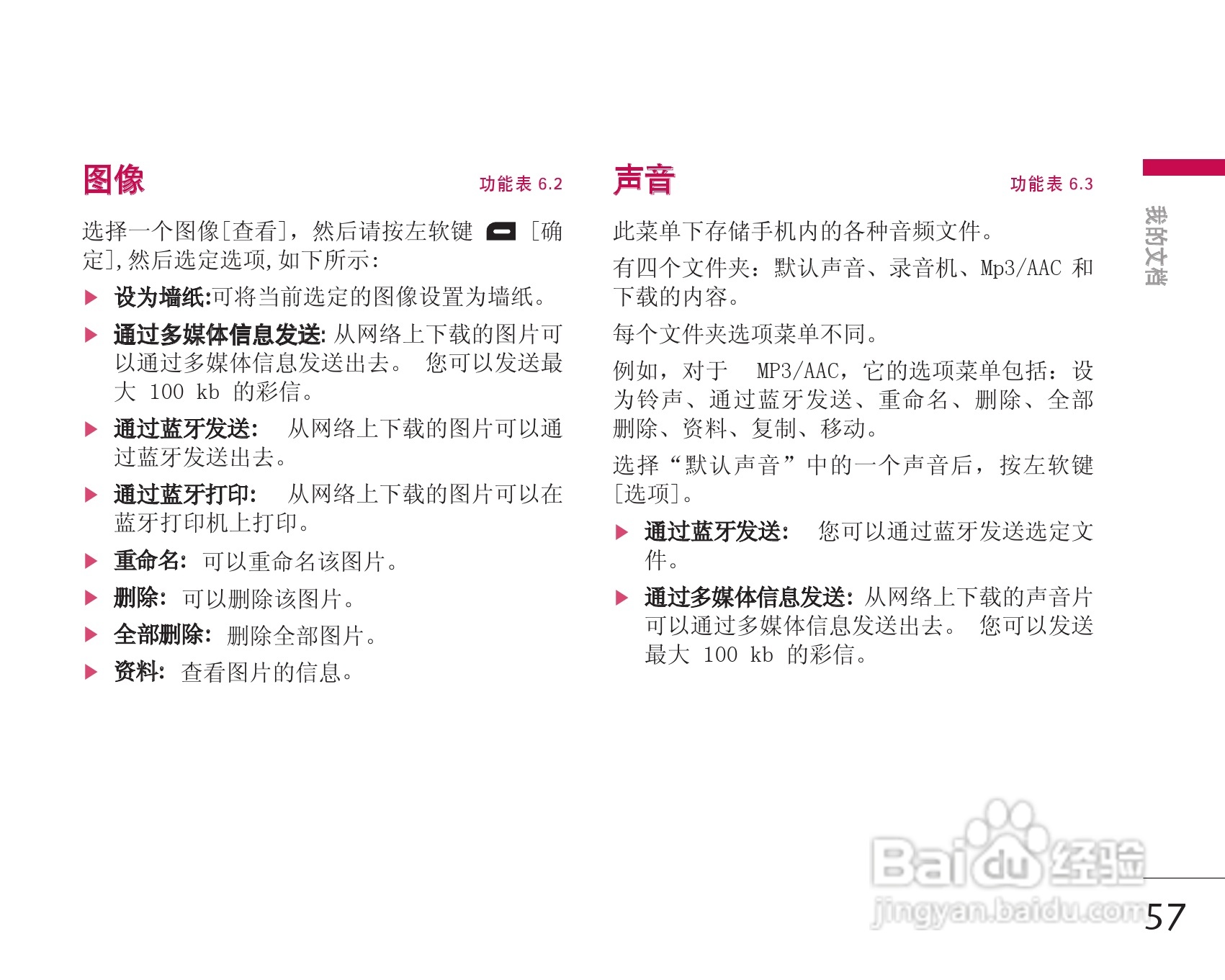 乐金手机KG338型使用说明书:[6]