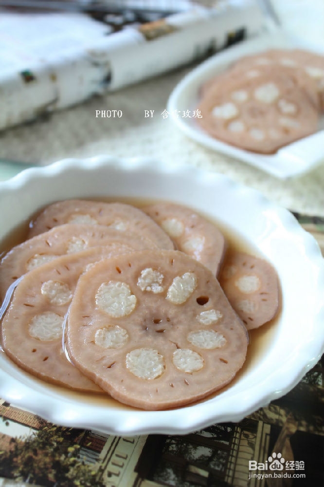 自制粉糯甜的美味小吃——冰糖藕