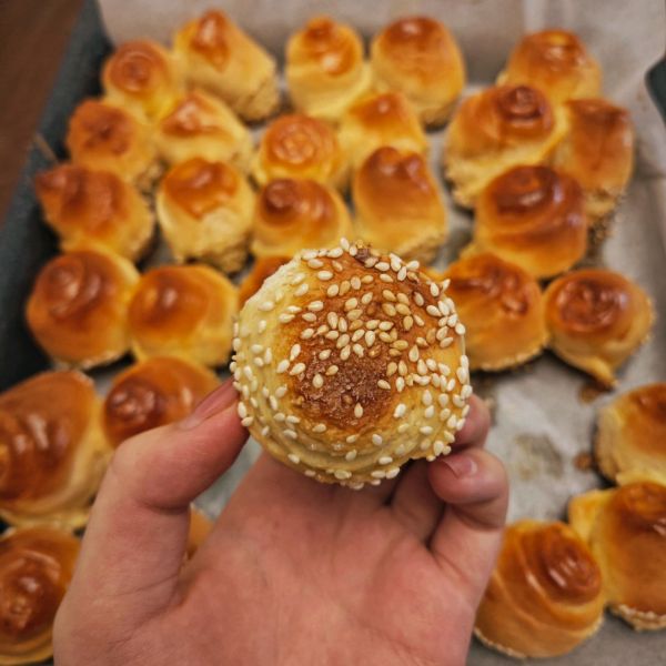 蜂蜜脆底小面包