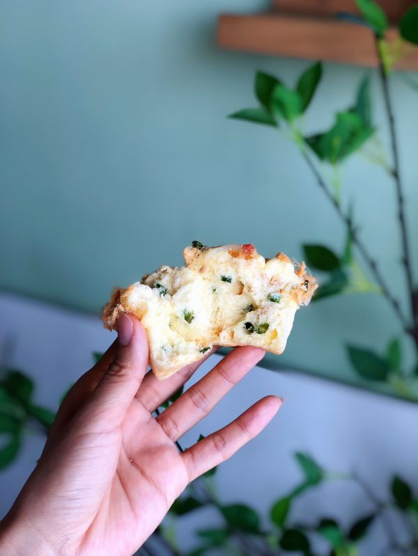 香葱肉松火腿杯子蛋糕