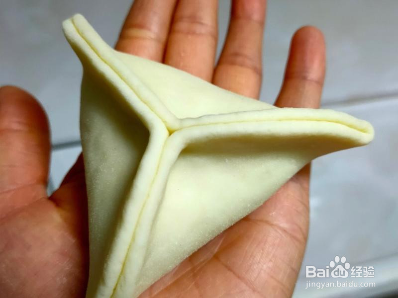 黑芝麻糖三角的做法