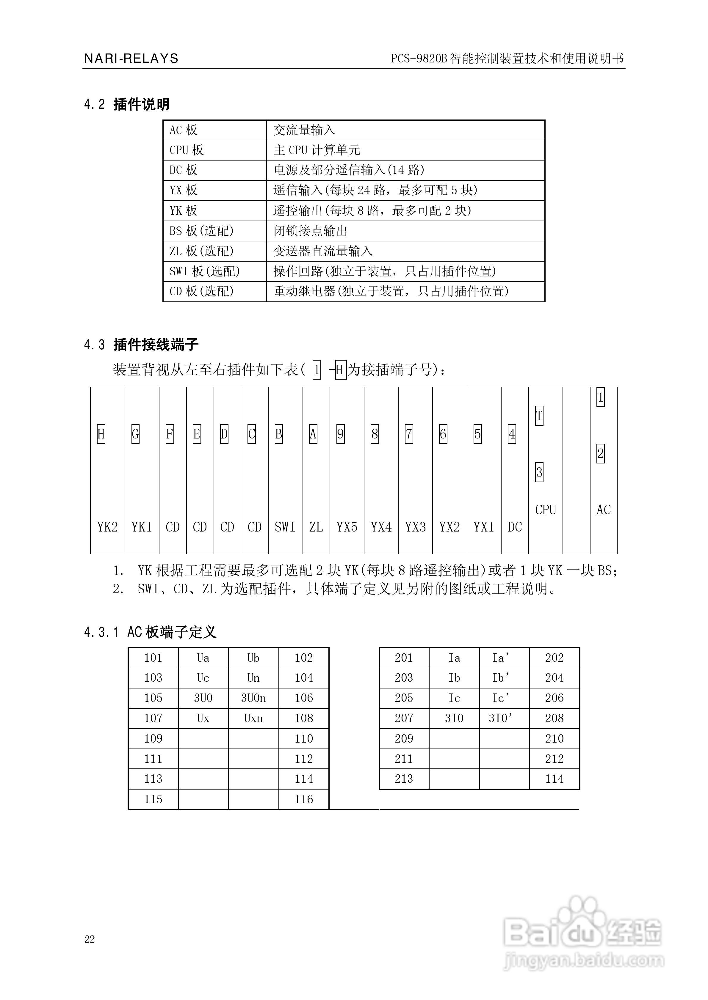 南瑞继保PCS-9820B智能控制装置使用说明书:[3]