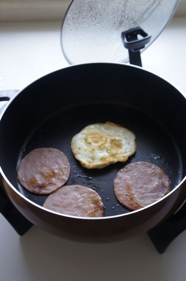 辣味鸡蛋糯米煎饼