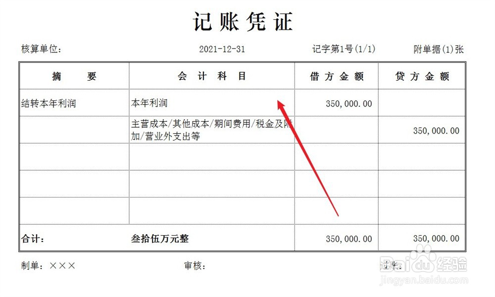 年结怎么转本年利润