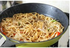 黑椒牛柳炒意面篇