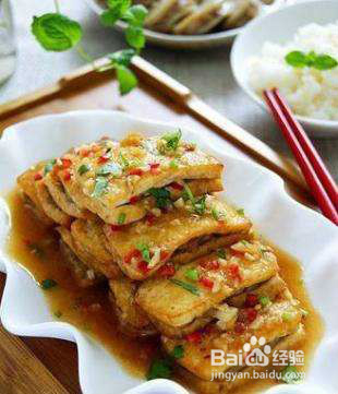 锅塌豆腐的制作方法