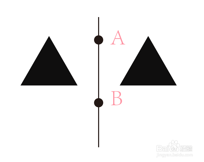 AI里怎样绘制轴对称图形