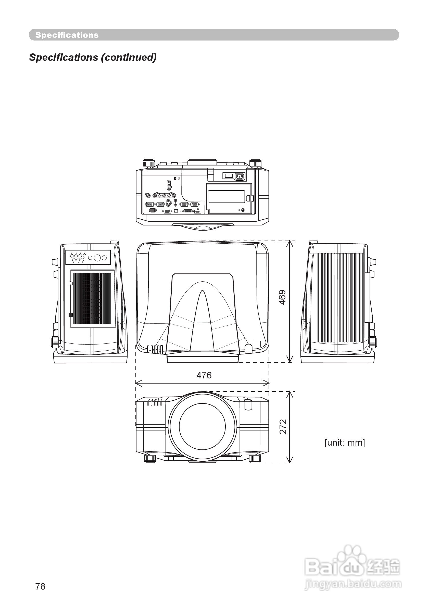 日立CP-SX12000投影机使用说明书:[8]