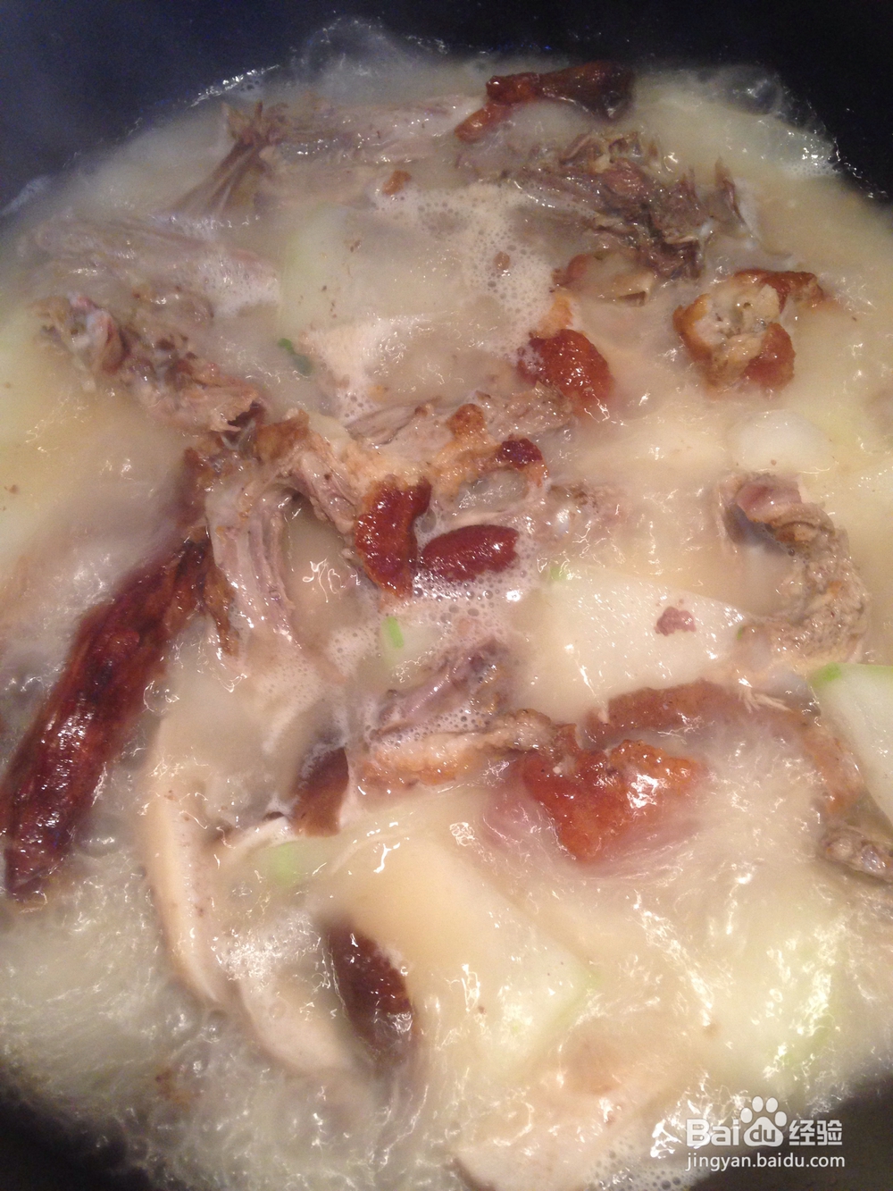 怎么做香浓鸭架冬瓜汤?