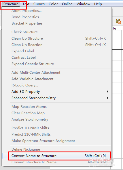 ChemDraw使用指南：[5]从化合物名字得到结构