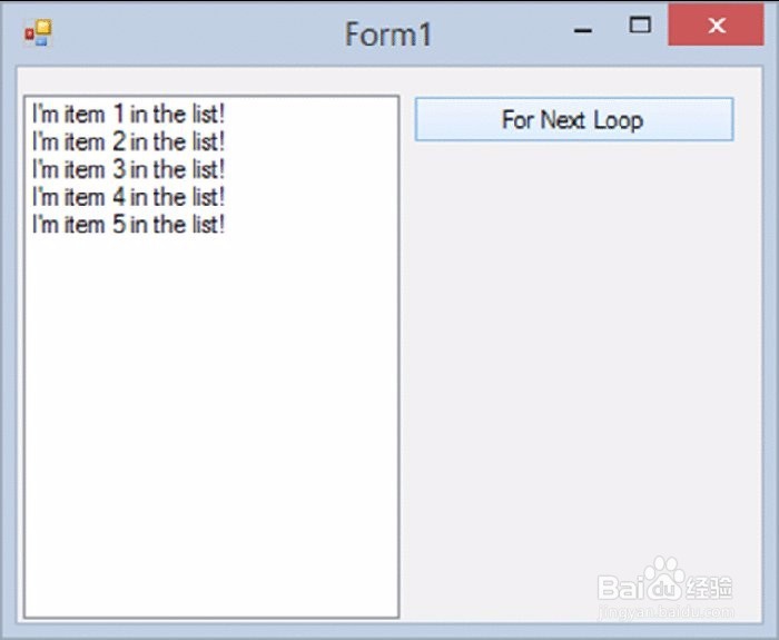 vb.net中的循环语句
