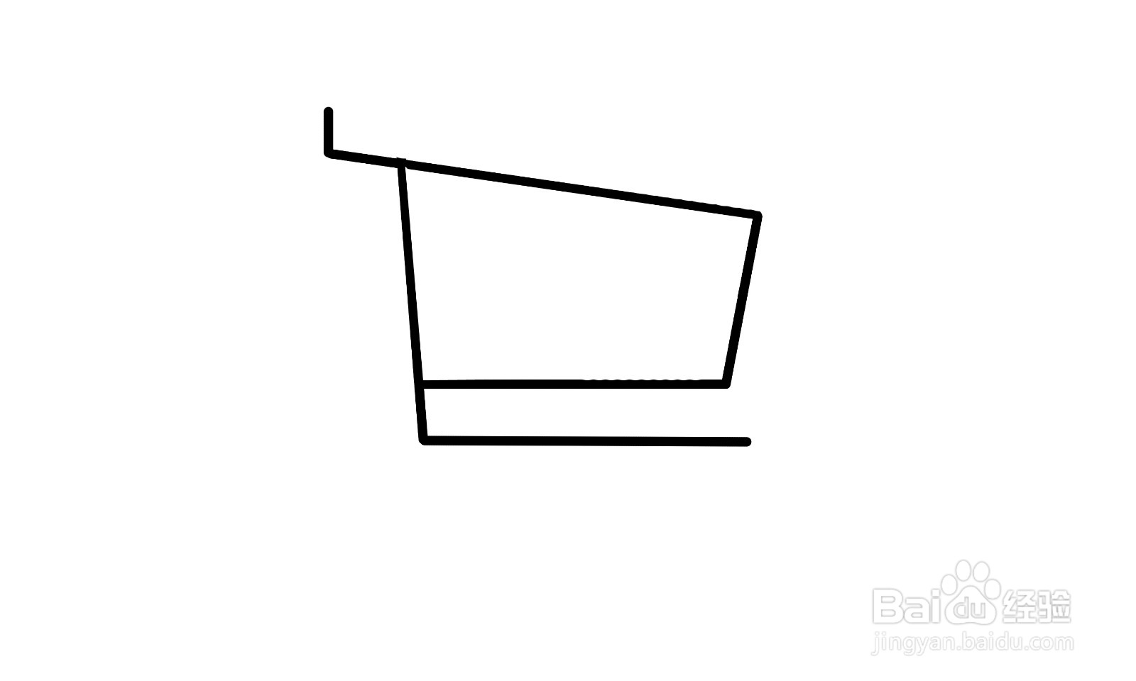简笔画购物车怎么画？