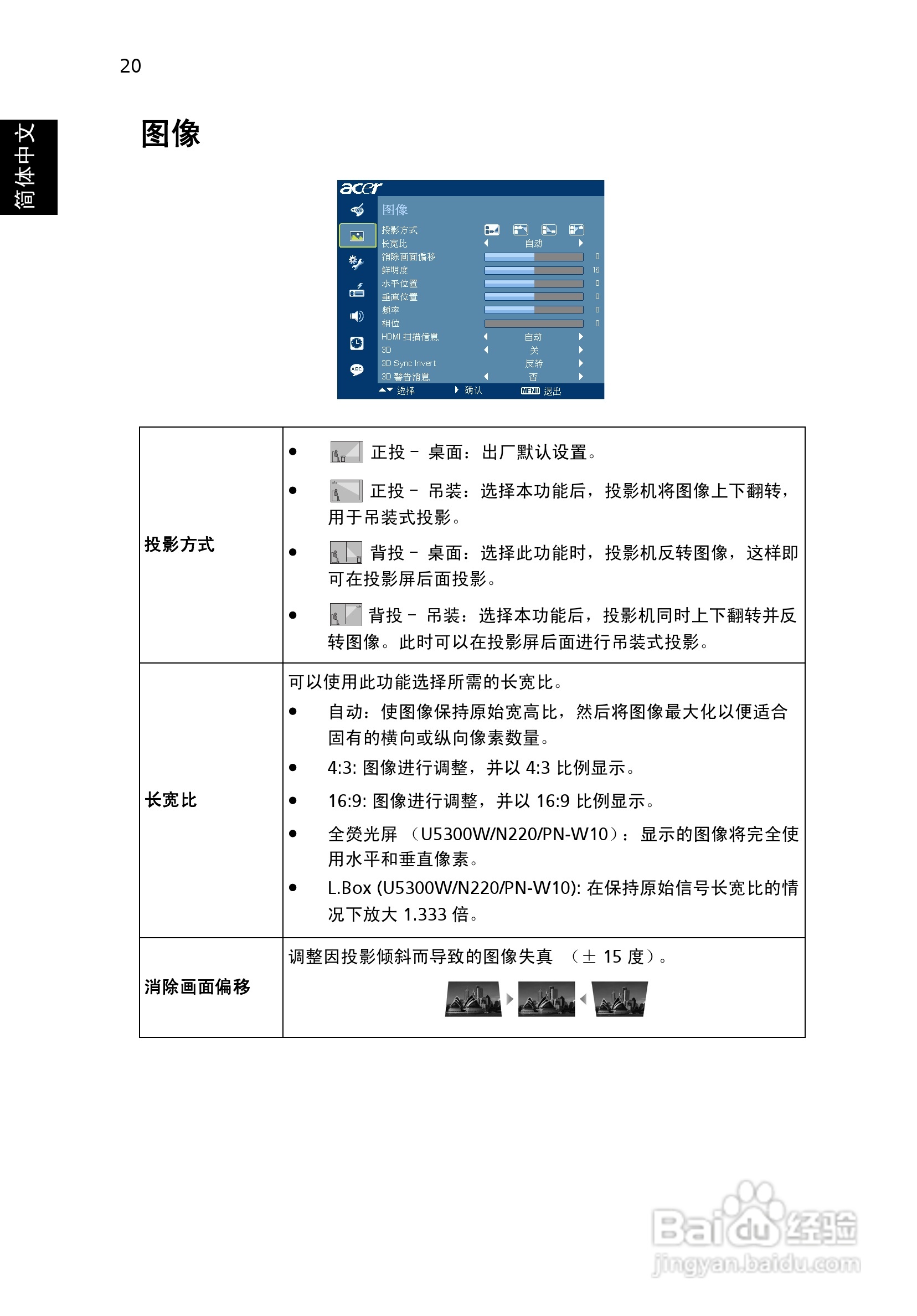 宏基PN-W10投影机使用说明书:[3]