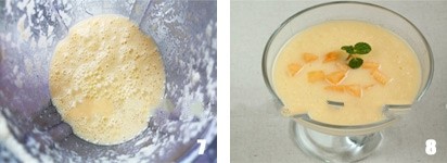 如何制作甜瓜酸奶