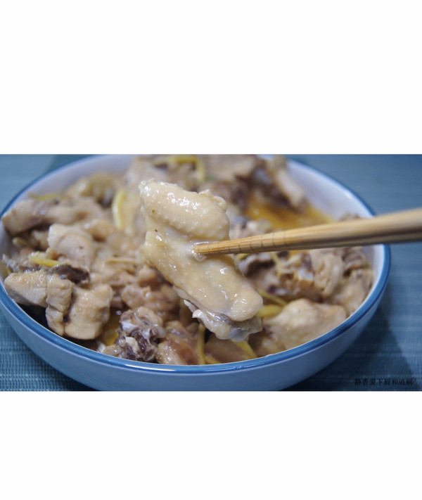 原味蒸鸡，鸡味够地道！皮爽肉滑