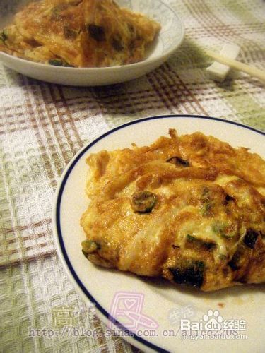 香葱银鱼煎鸡蛋角——高蛋白低脂肪的家常菜