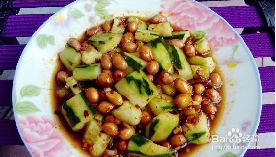 怎样做酸辣花生拌黄瓜