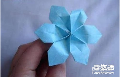 六片花瓣的折法