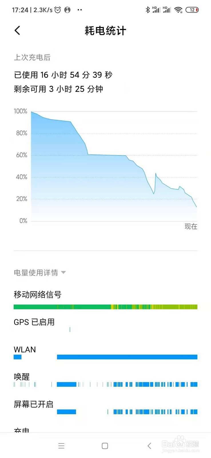 小米手机怎么查看耗电情况