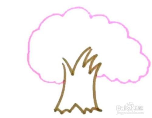 怎样画樱花树简笔画教程