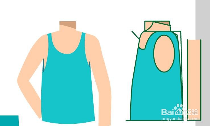 flash把正面人物画成侧面