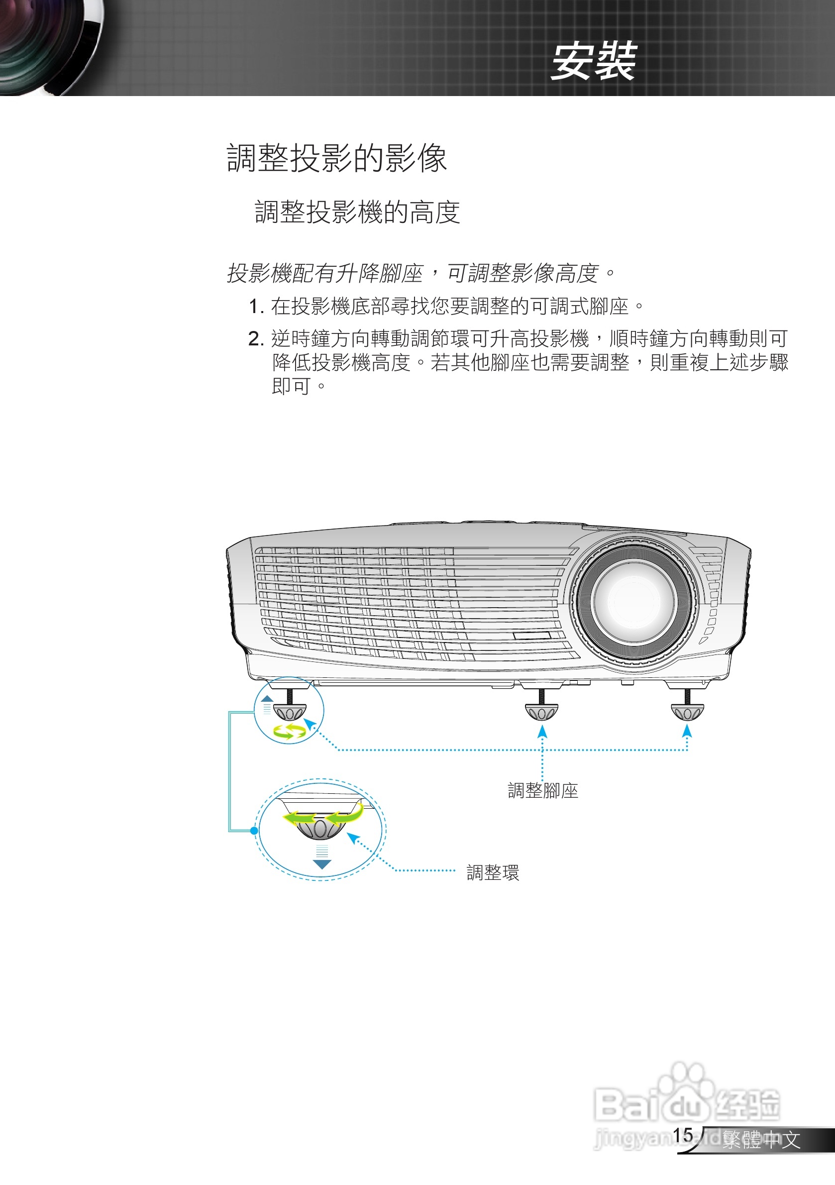 Optoma奥图码EH1020投影机使用说明书:[2]