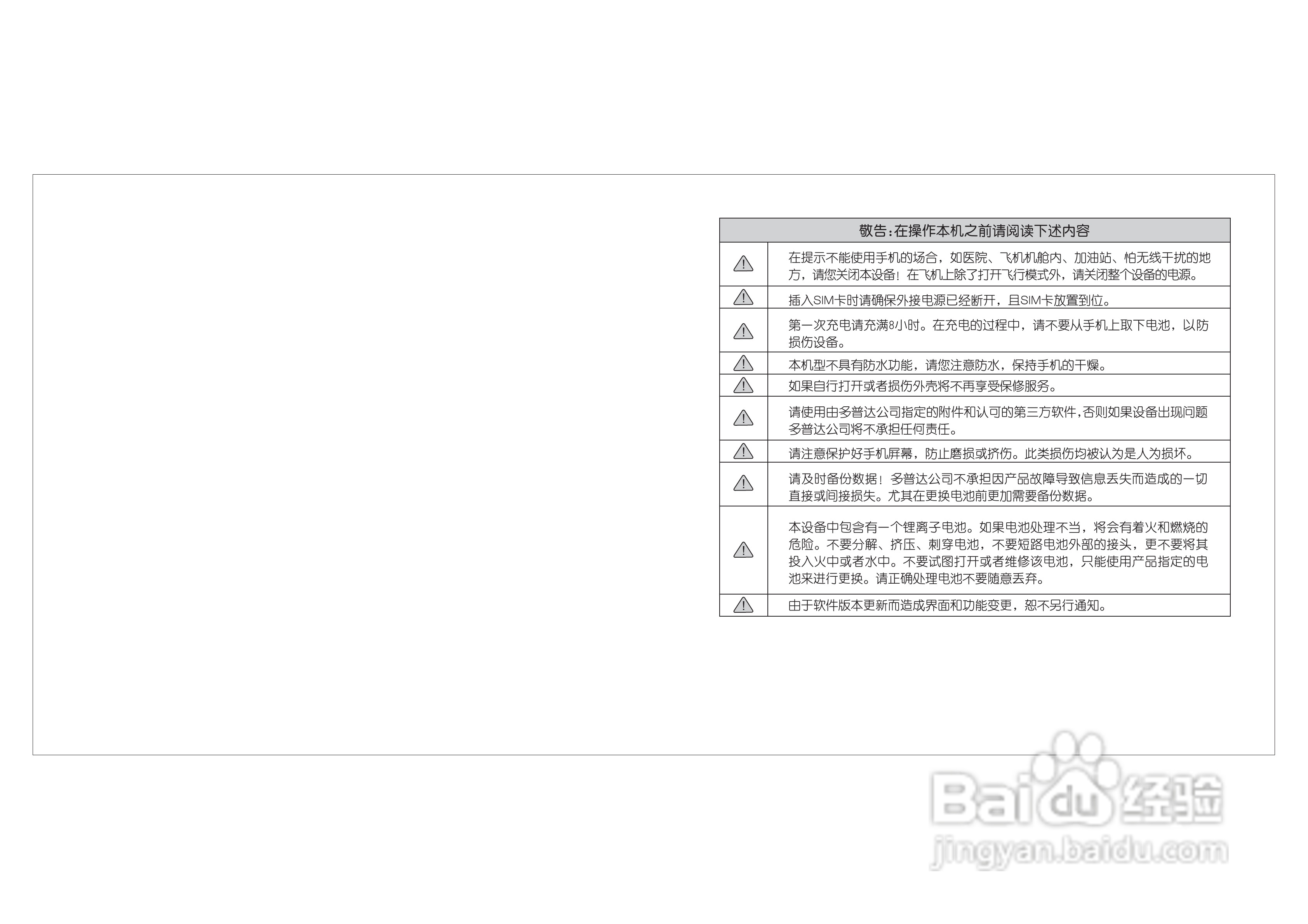 多普达HTC D600手机使用说明书:[1]