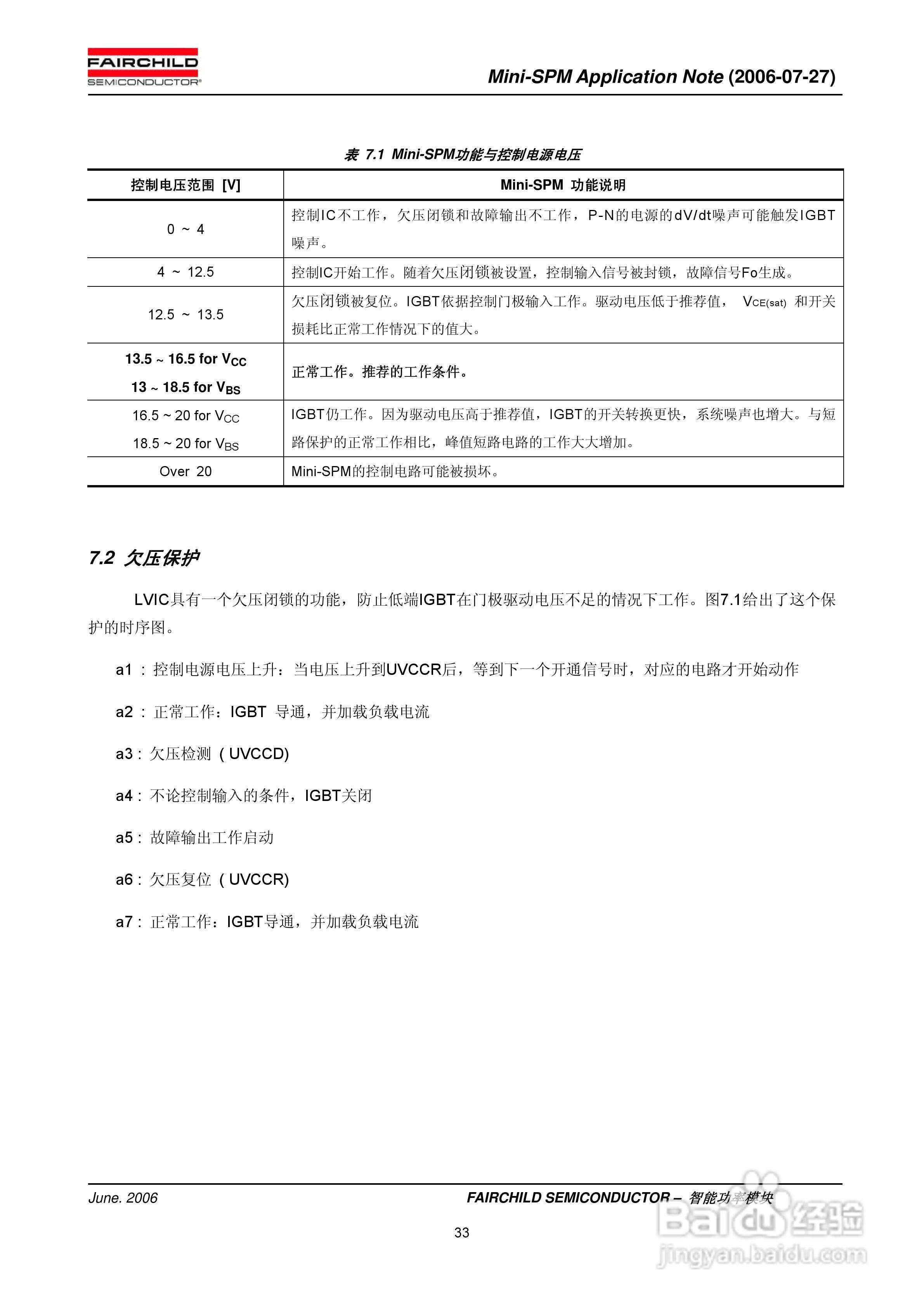 FAIRCHILD智能功率模块Mini-SPM使用说明书:[4]
