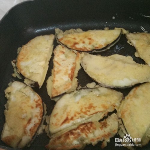 煎茄夹的做法