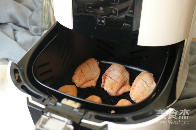 无油烤鸡翅的做法