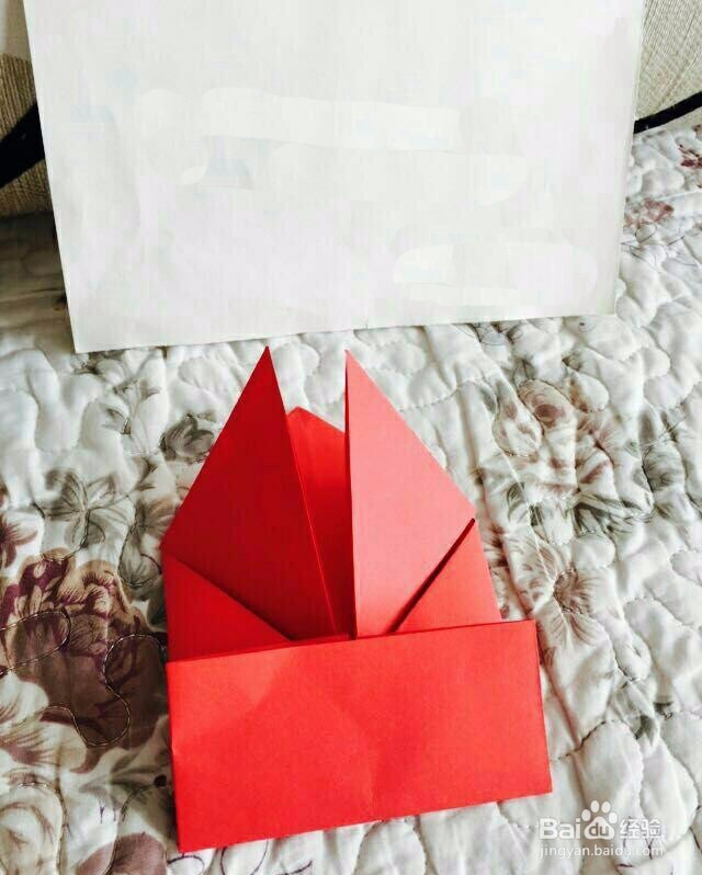 超简单的爱心的折法