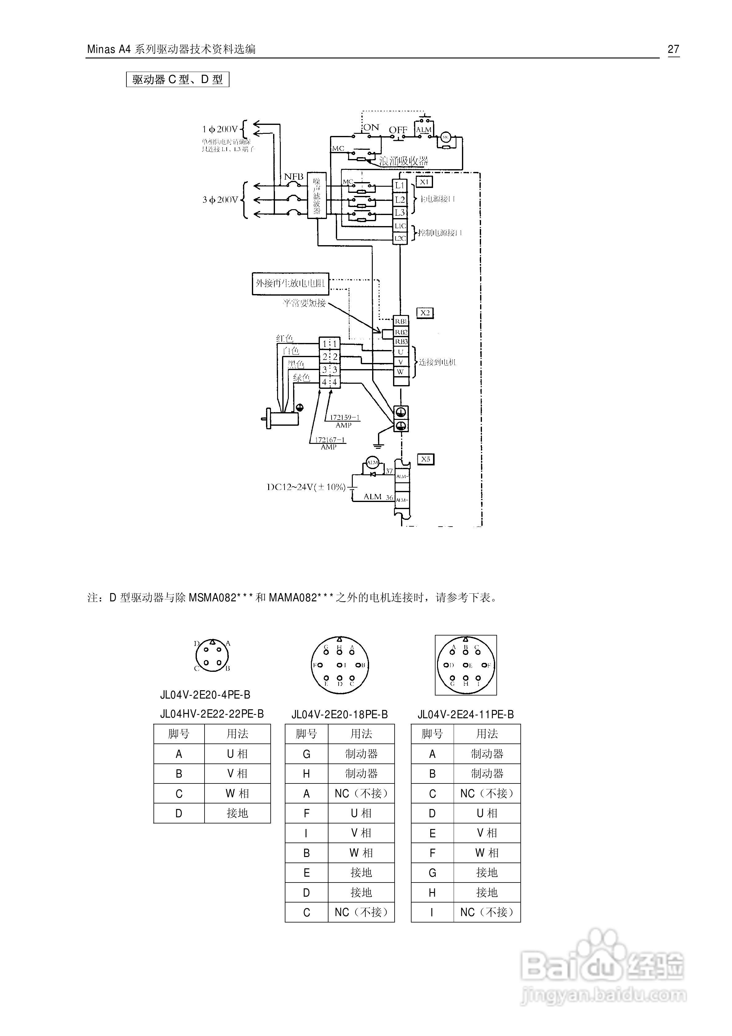 Panasonic松下交流伺服驱动器Minas A4 Manual使用说明:[3]