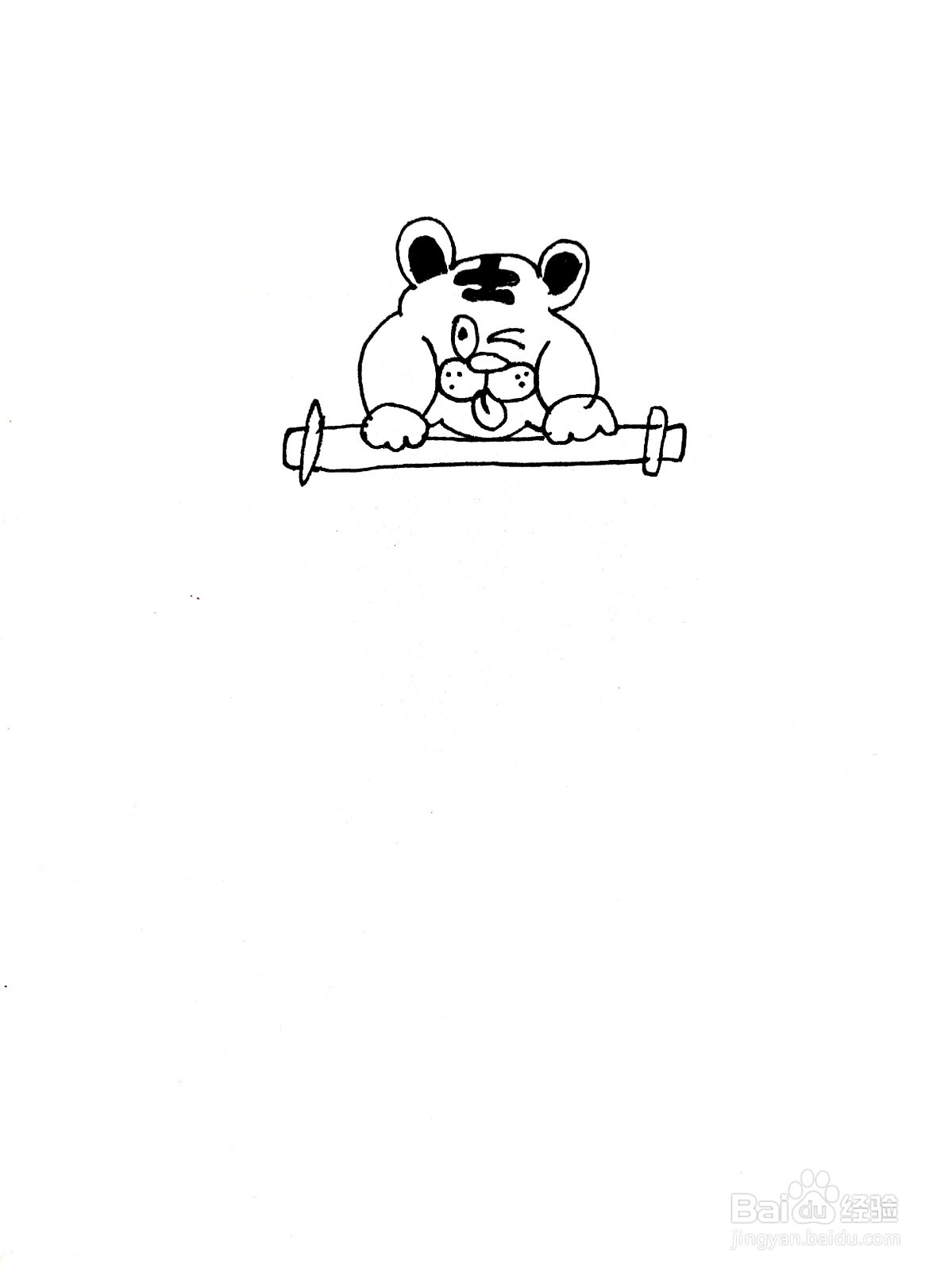 虎年主题画怎么画