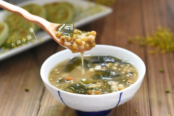 海木耳绿豆解毒汤