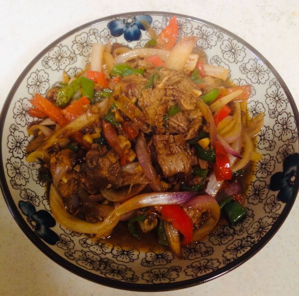 青椒洋葱炒牛肉