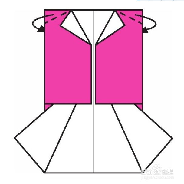 如何折一件风衣