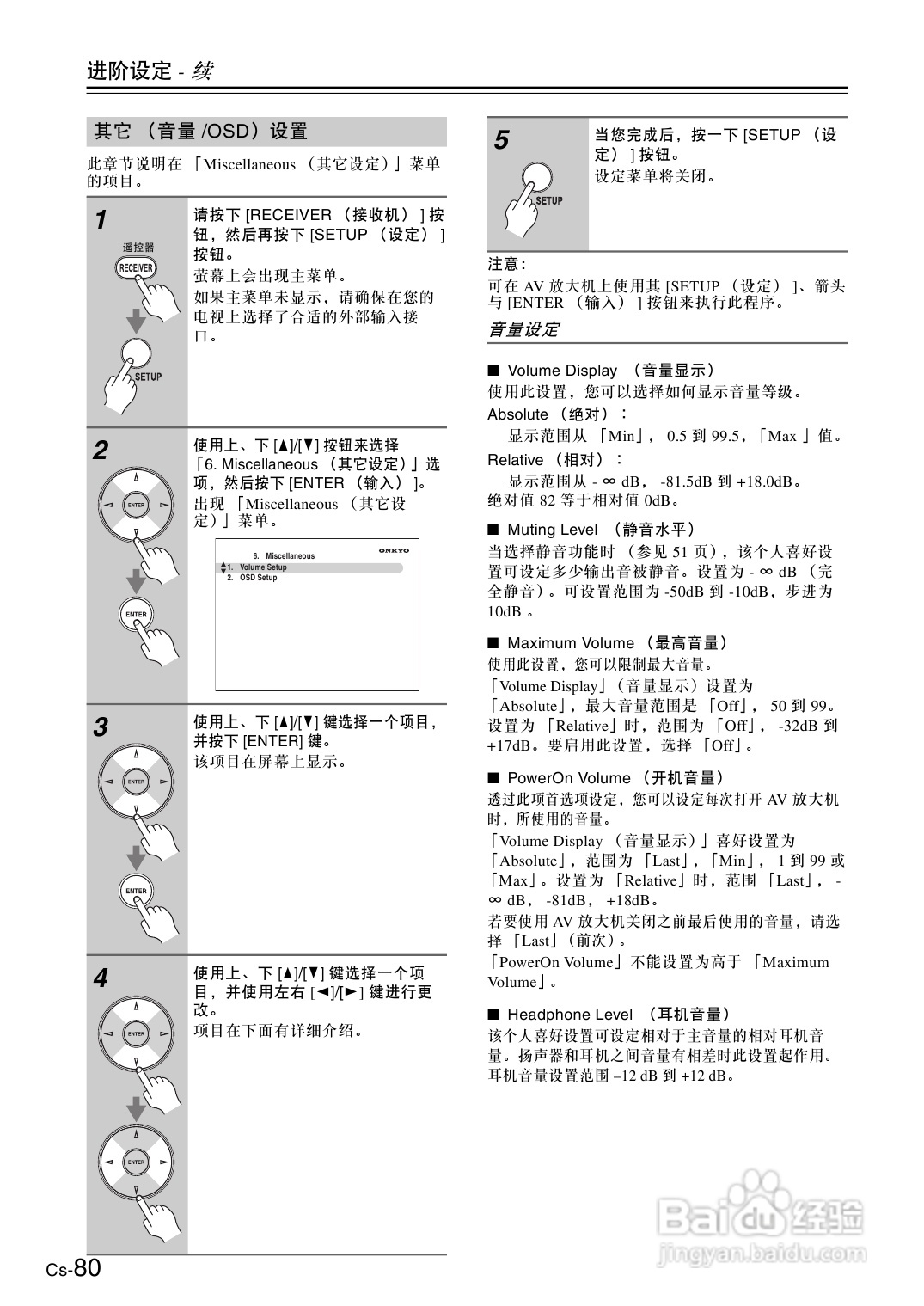 安桥AV放大机TX-SA706型使用说明书:[4]