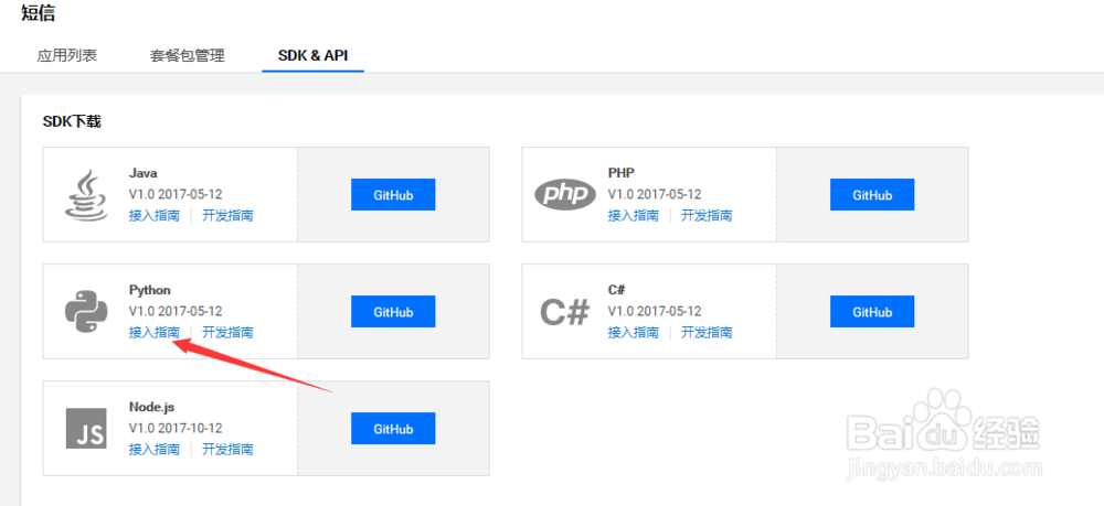 python脚本命令行模式调用腾讯云短信