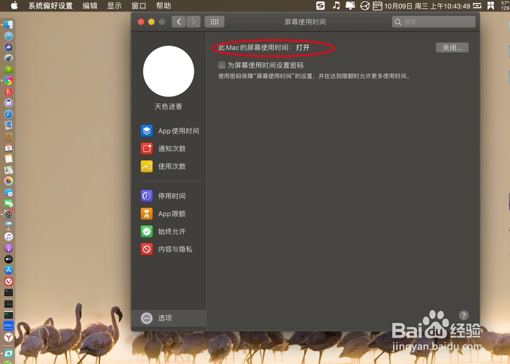 苹果电脑MacBook屏幕停用时间怎么打开关闭