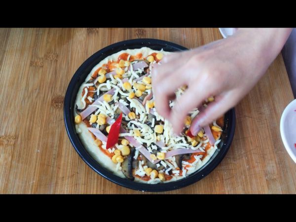 麻辣小龙虾披萨