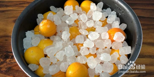 家庭自制冰糖橘子