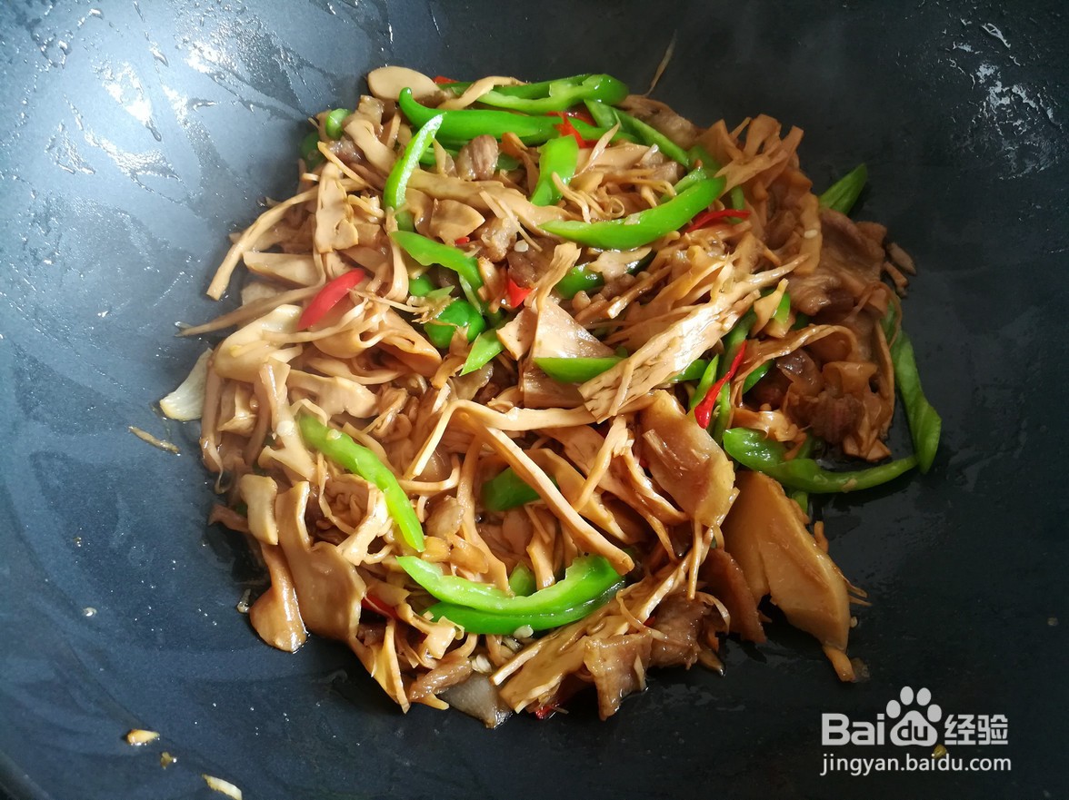 如何制作五花肉炒笋片