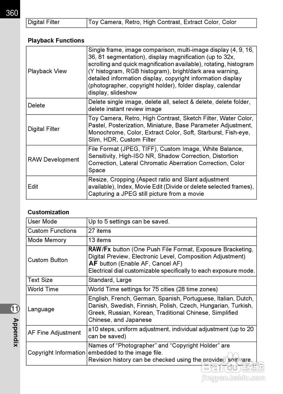 宾得K-5数码相机使用说明书:[37]
