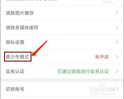 手机嗨秀秀场app怎样开启青少年模式