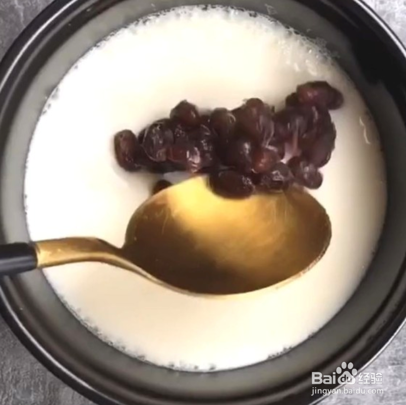 红豆双皮奶的做法