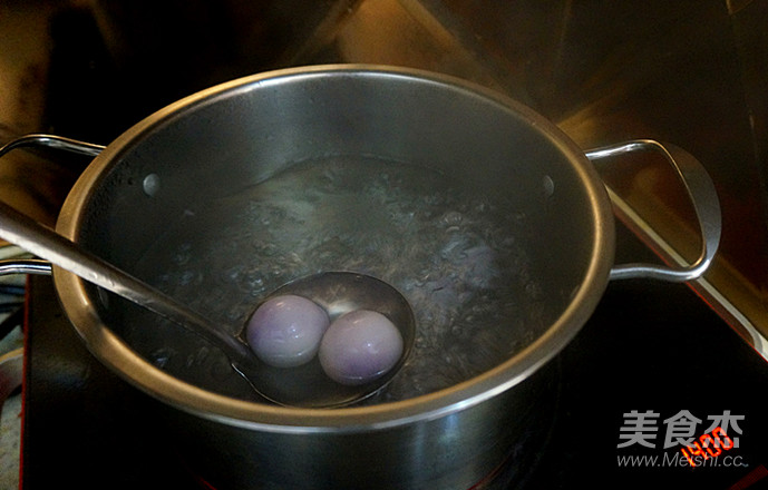 紫薯汤圆酒酿羹