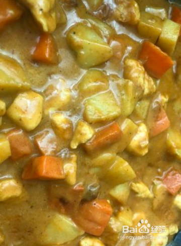 美味的家庭版咖喱鸡做法~超好吃