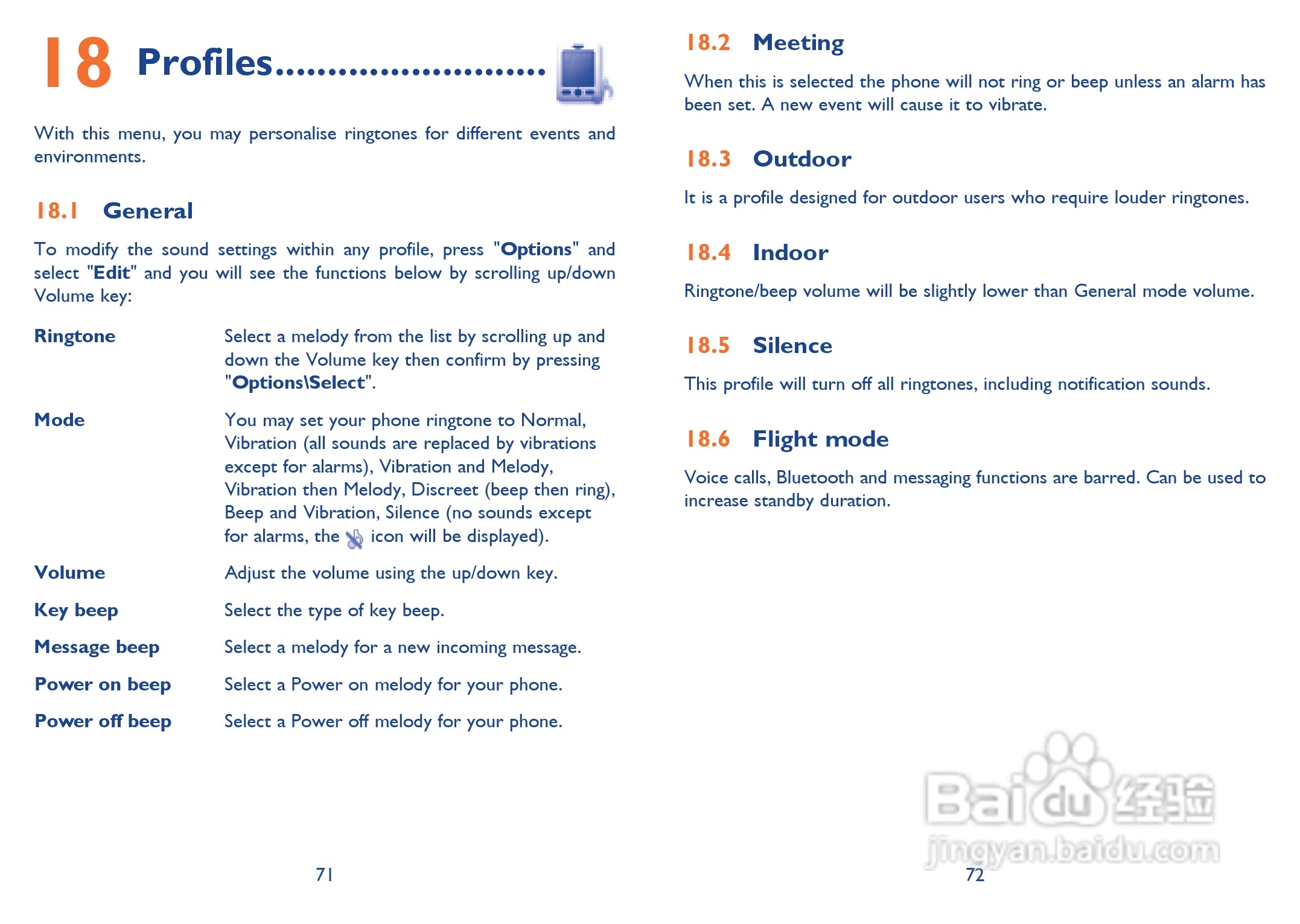 阿尔卡特Onetouch 665手机使用说明书:[4]