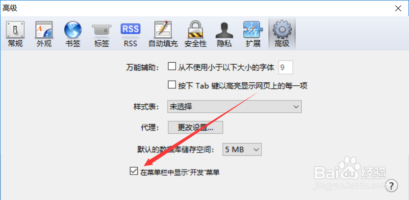 safari浏览器怎么打开控制台开发者工具
