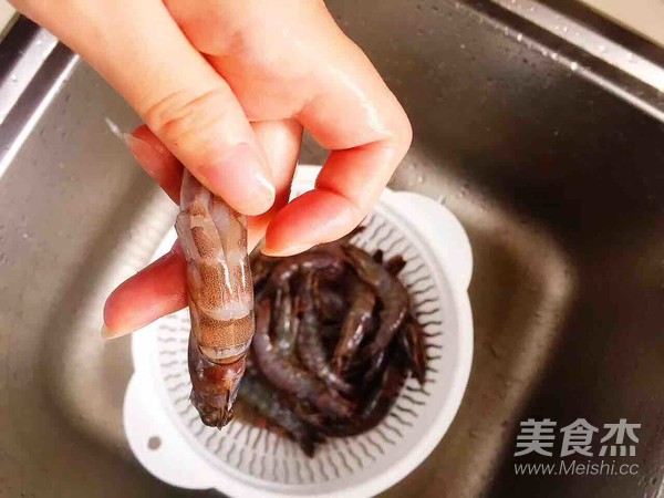 豆豉串串虾的做法